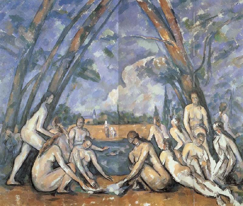 Paul Cezanne Large Bathers oil painting picture